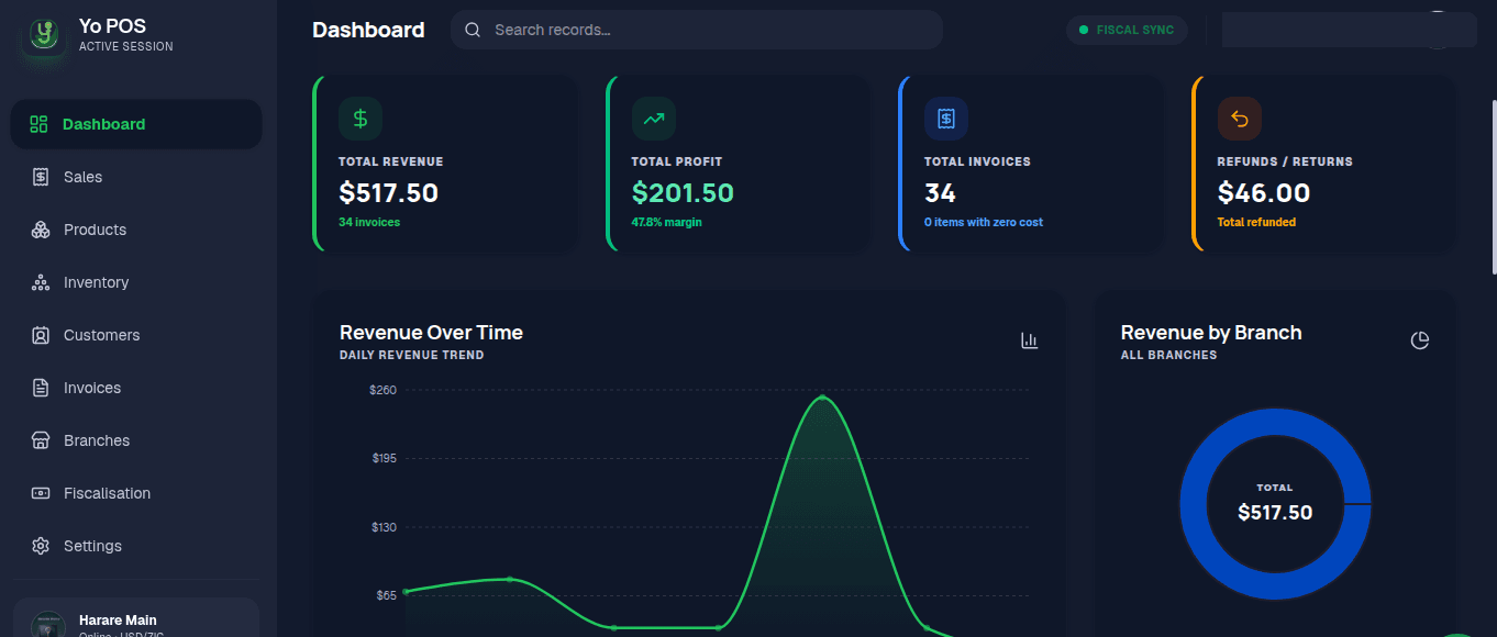 Yo POS offline-first desktop application