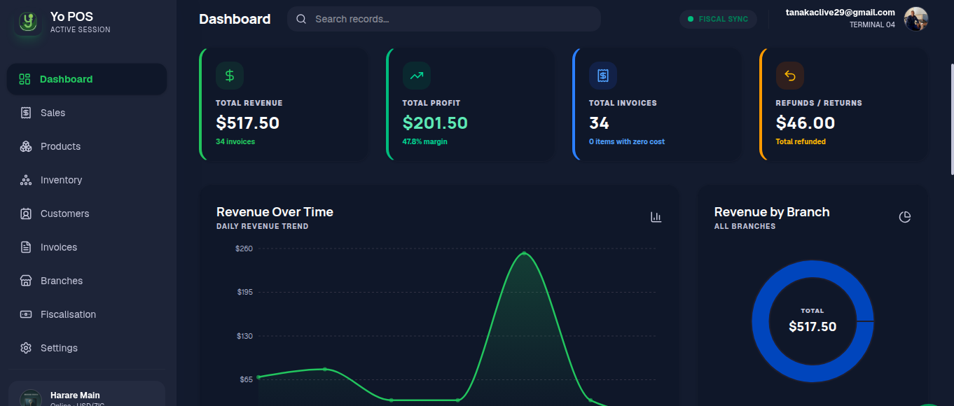 Yo POS offline-first desktop application